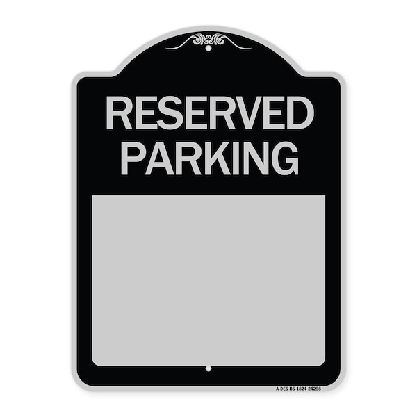 Blank Reserved Parking Heavy-Gauge Aluminum Architectural Sign, 24" x 18", BS-1824-24298